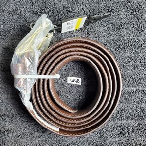 Men's Leather Belt | Size:58 | Color: Brown | 1-Sided | SKU:W-48(49) | RRR Belts